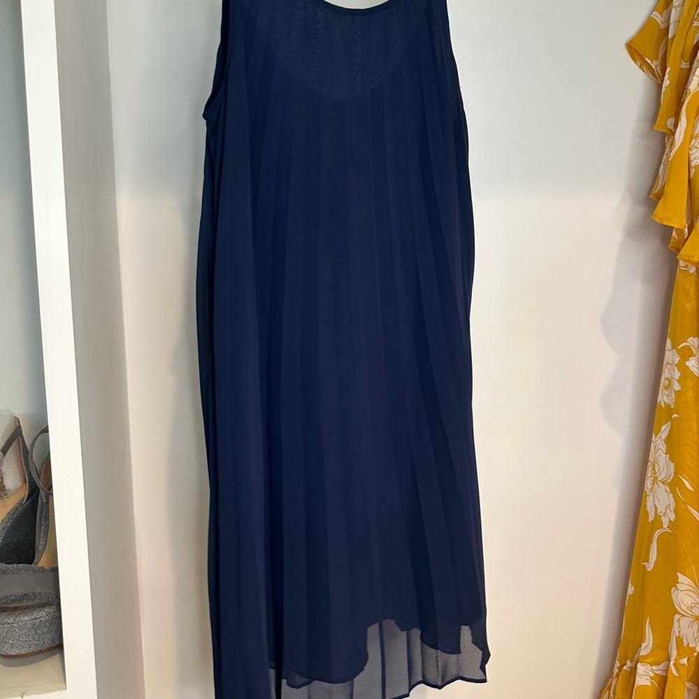 (85) Bcbgeneration Navy Mini Spaghetti Strap Dres… - image 8